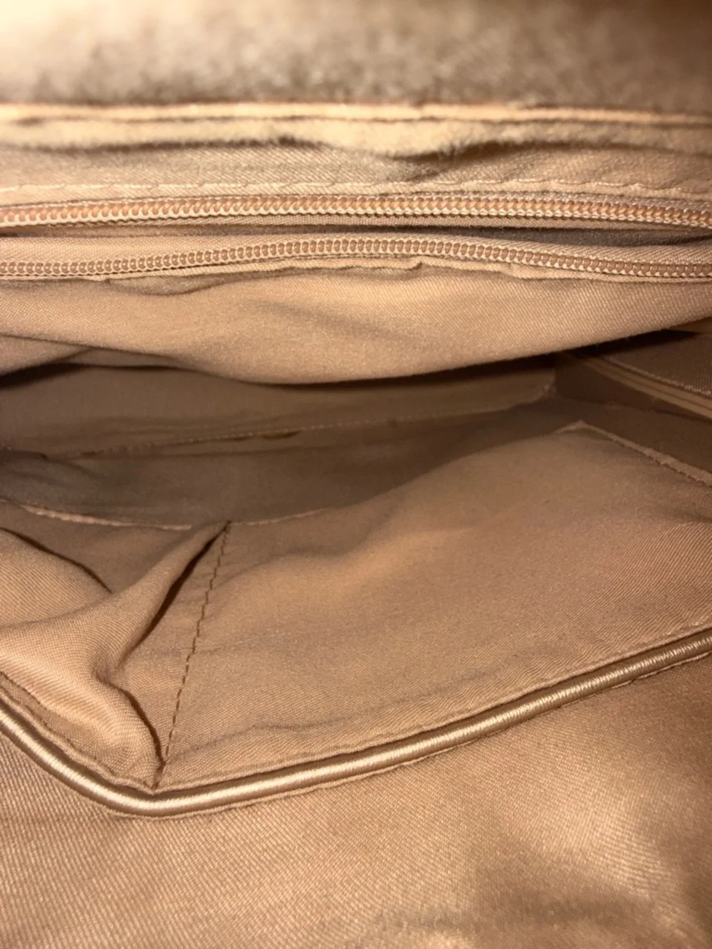 SASSY JONES Metallic Light Gold Backpack - Picture 5 of 11